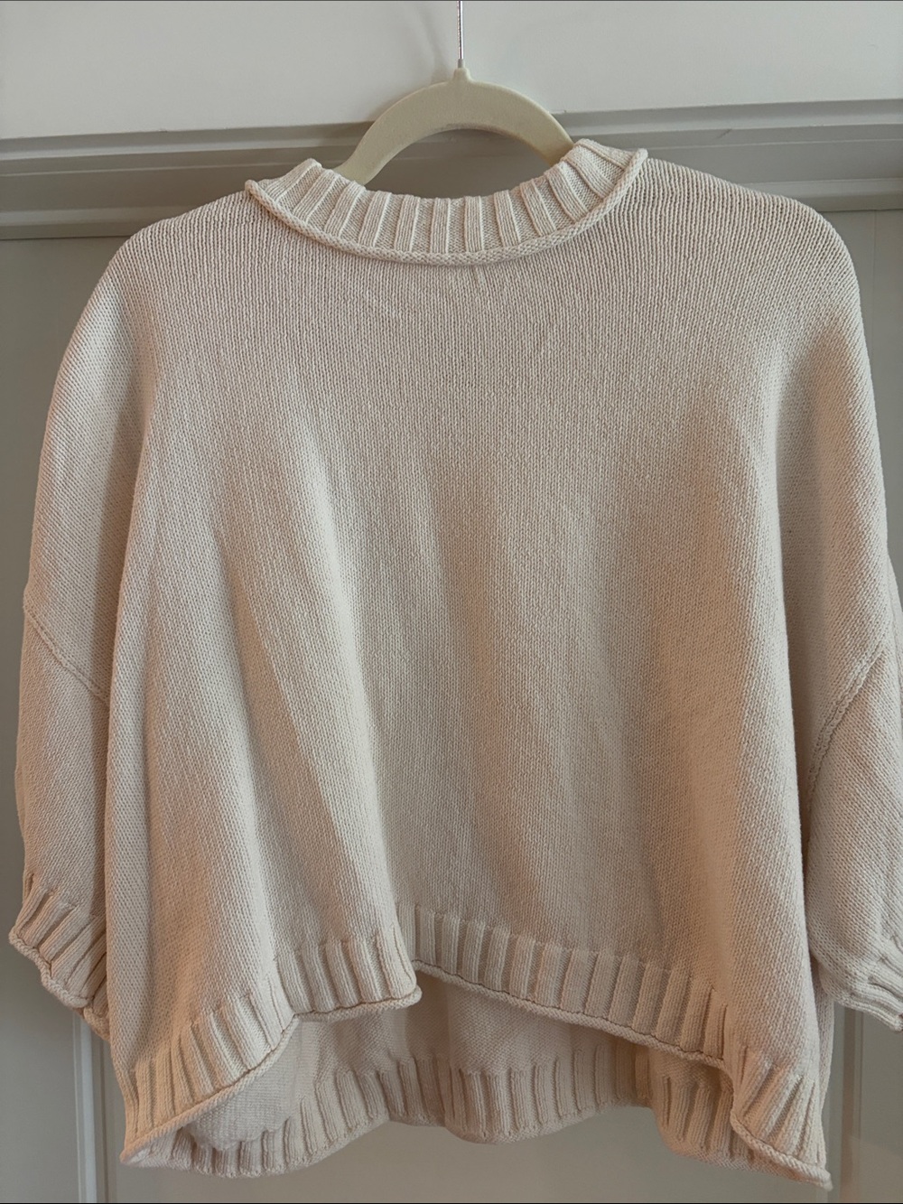Anthropologie Goldie Cotton Crew-Neck Sweater worn once!